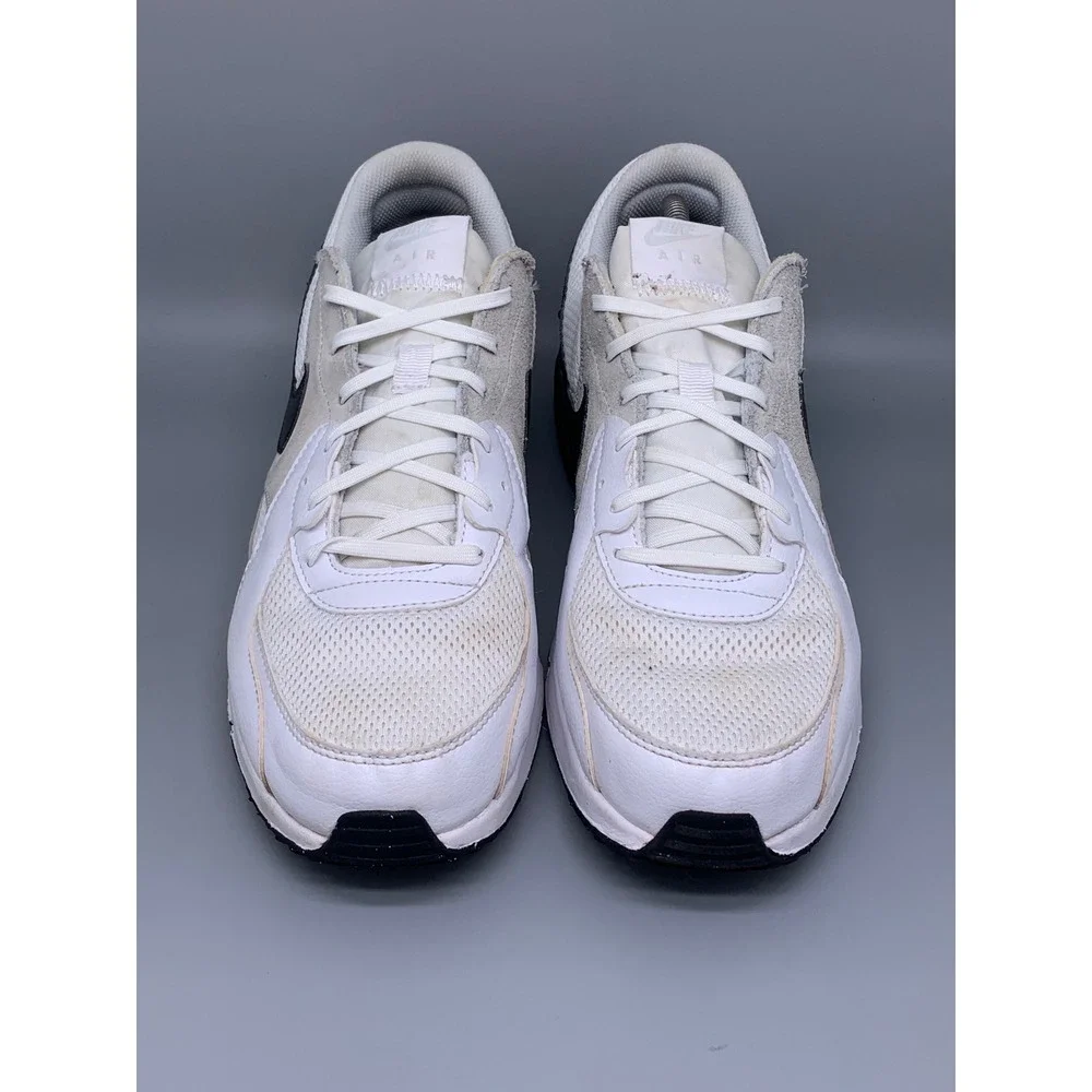Nike Air Max Excee White Black Grey Running Shoes FN7304-100 Men's Sz 12
